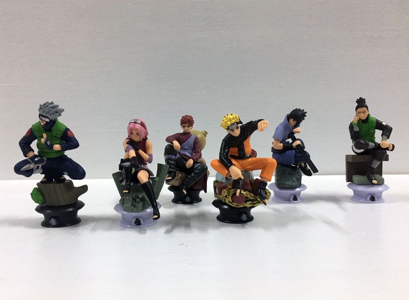 Mô Hình 06 Nhân Vật Naruto Mẫu 05 - Cao 8cm