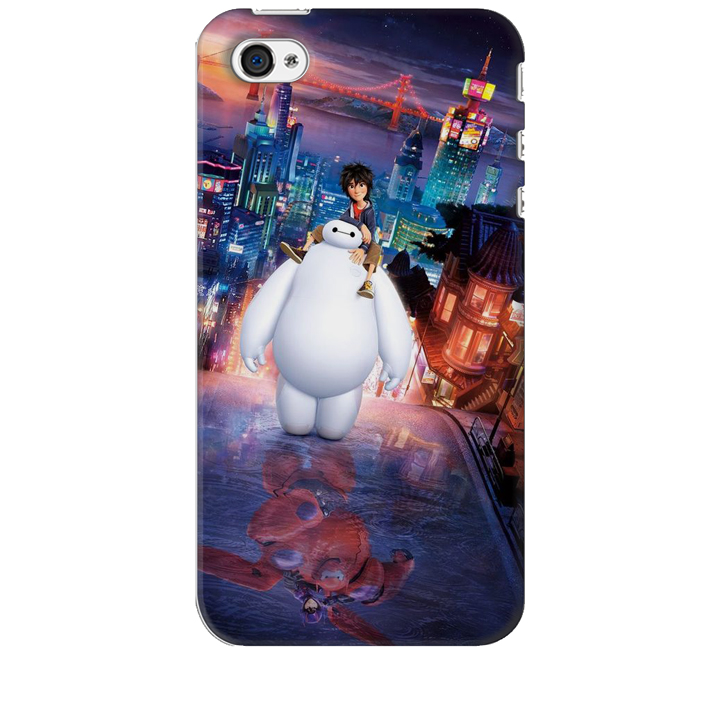 Ốp lưng dành cho điện thoại IPHONE 4 hình Big Hero Mẫu 02