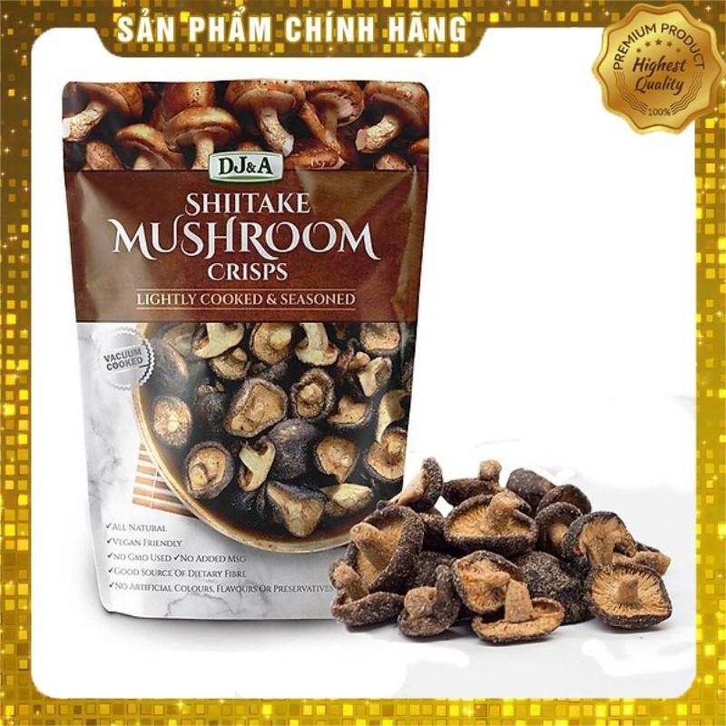 Nấm hương sấy giòn DJ&amp;A tốt cho sức khoẻ - thích hợp giảm cân, KETO - DJ&amp;A skitake mushroom crisps