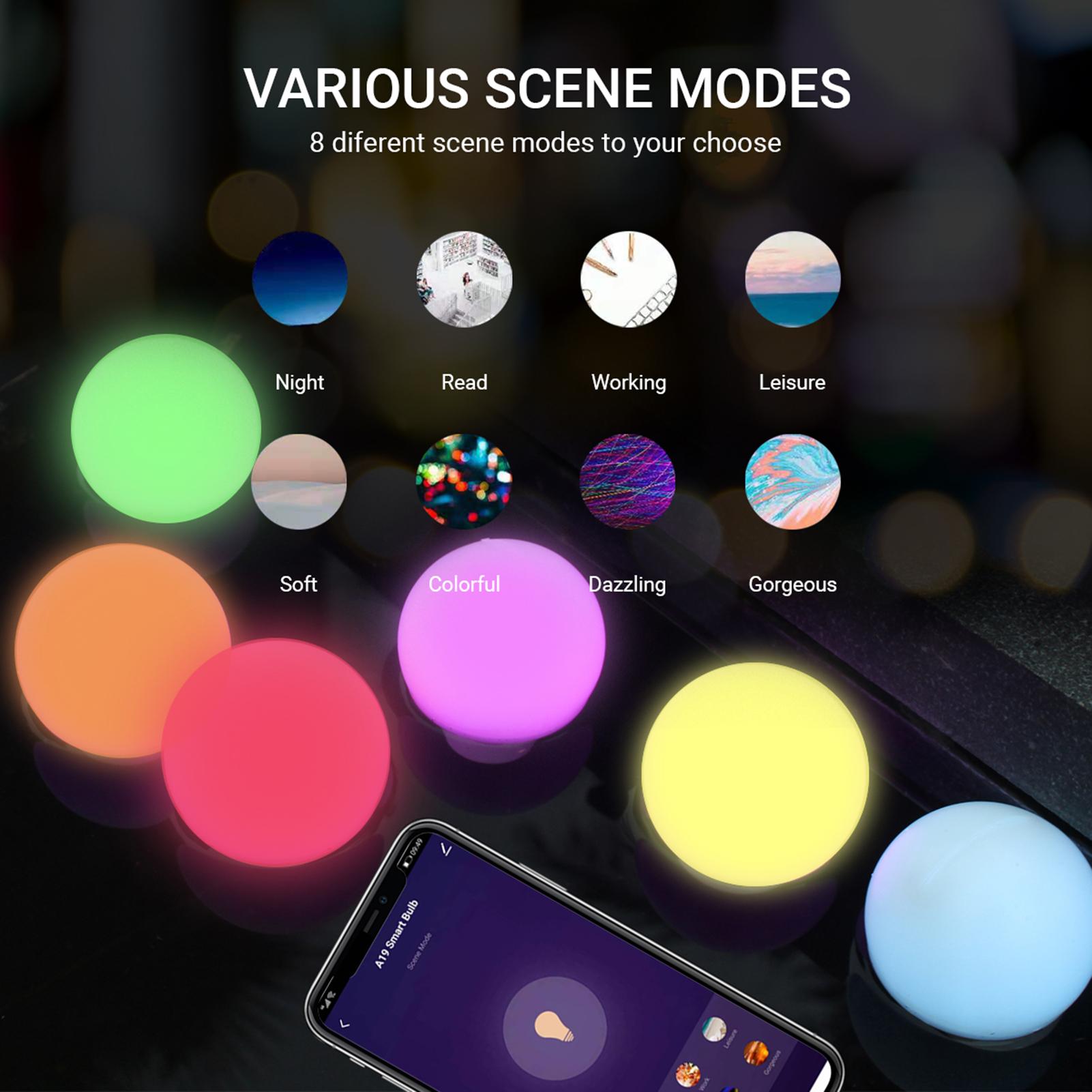 Bóng Đèn Thông Minh Wifi Trong Nhà Led 9W 2700K-6500K A19-01