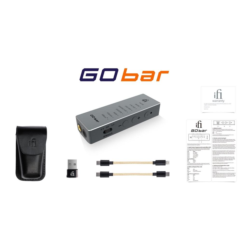 Bộ Chuyển Đổi Âm Thanh DAC/AMP Portable iFi Go Bar - Hàng Chính Hãng