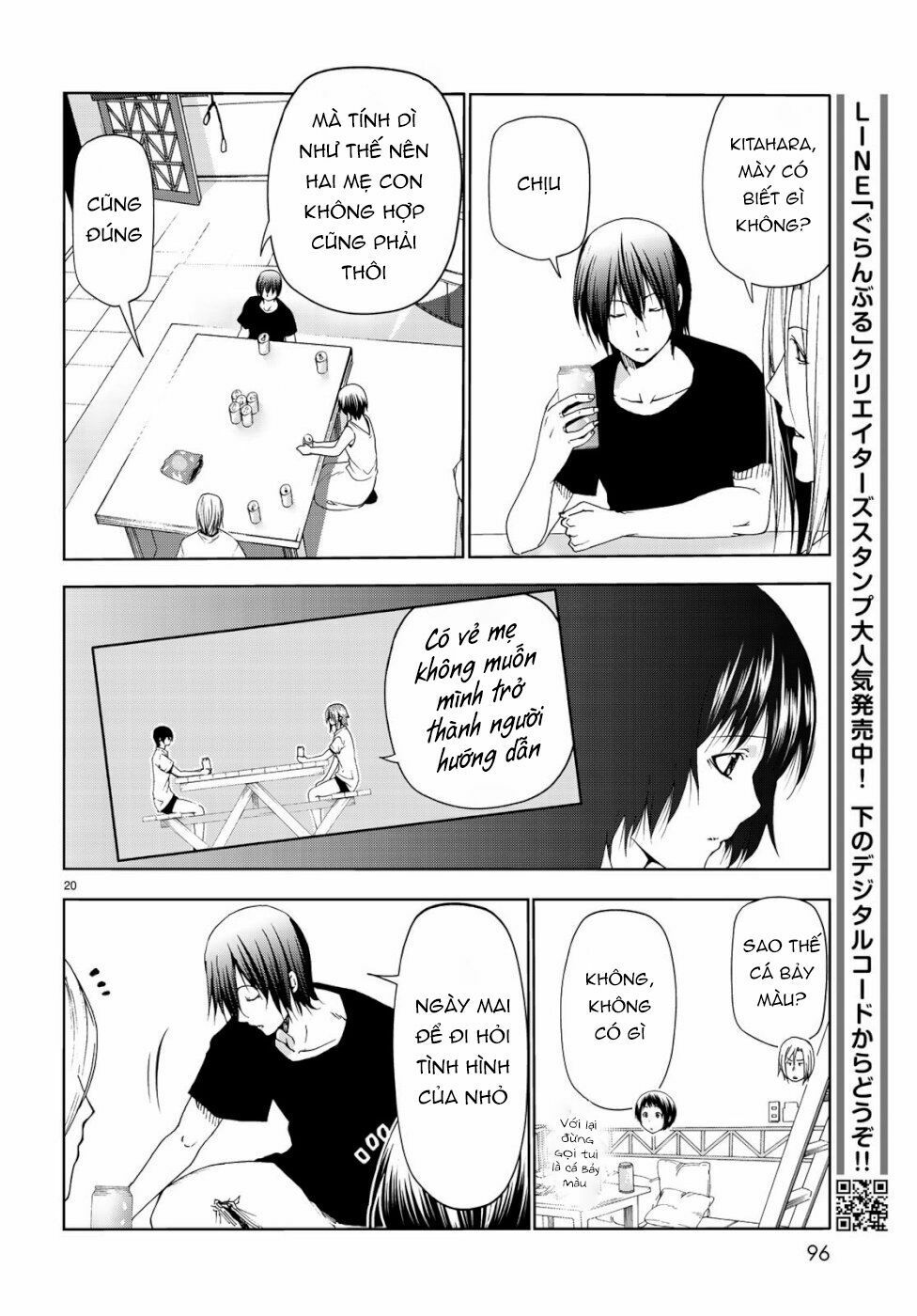 cô gái thích lặn - grand blue chapter 56 20