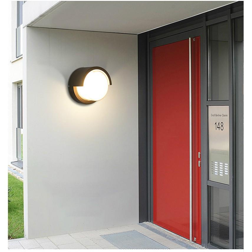 Đèn gắn tường ngoài trời hiện đại hộp tròn VN605