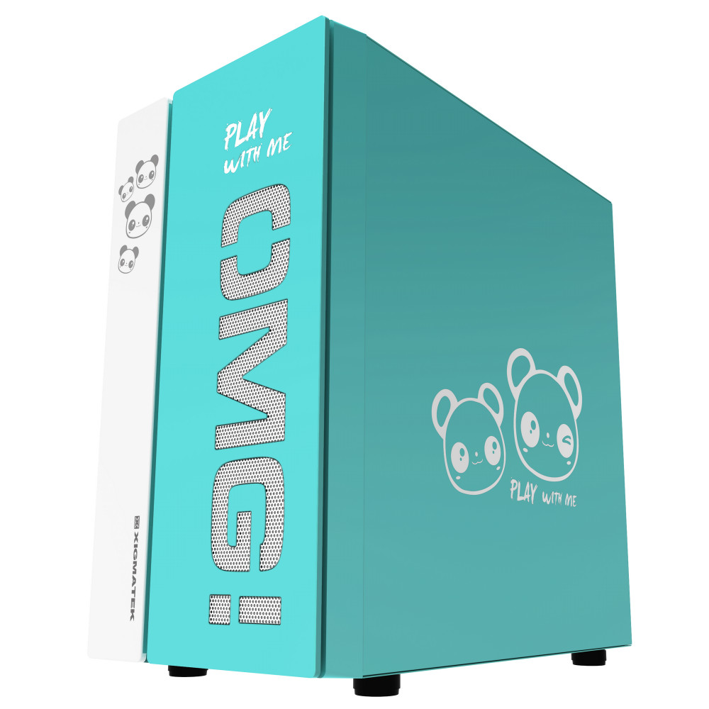 Case Máy Tính XIGMATEK OMG AQUA (EN45808) - GAMING M-ATX - Hàng Chính Hãng