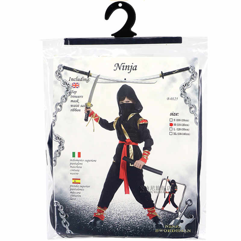 Bộ quần áo Ninja  hóa trang Halloween cho bé từ 4-12 tuổi B-0125