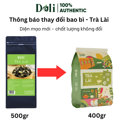 [NEW] Trà lài Déli- 400gr - chuyên dùng pha chế trà sữa, trà trái cây.