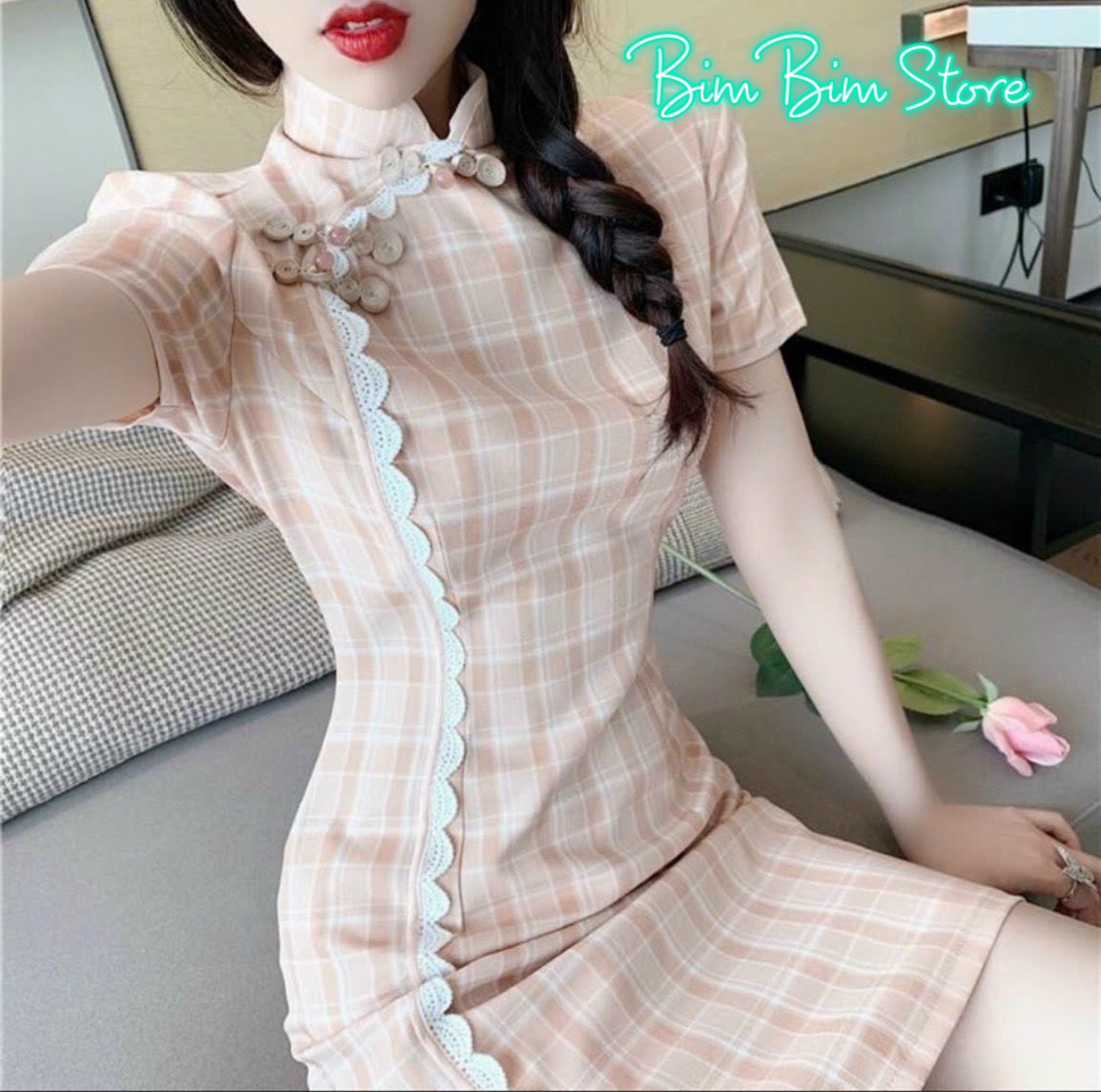 ĐẦM SƯỜN XÁM SIÊU XINH MÀU Y HÌNH