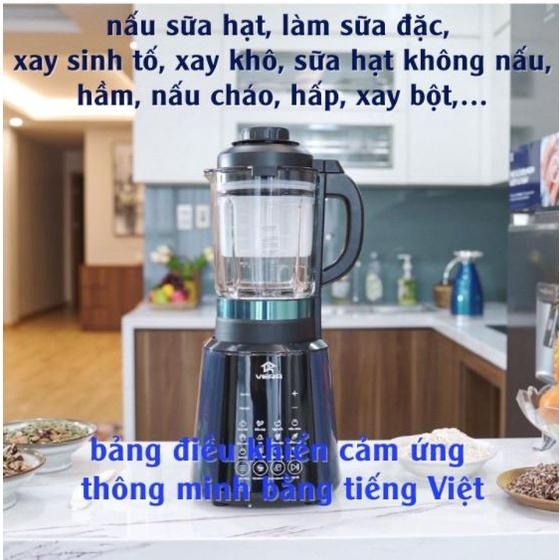 Máy làm sữa hạt, máy xay nấu đa năng Vera 1,75L, 13 chức năng chuyên sâu, cối thủy tinh chịu lực - Hàng Chính Hãng