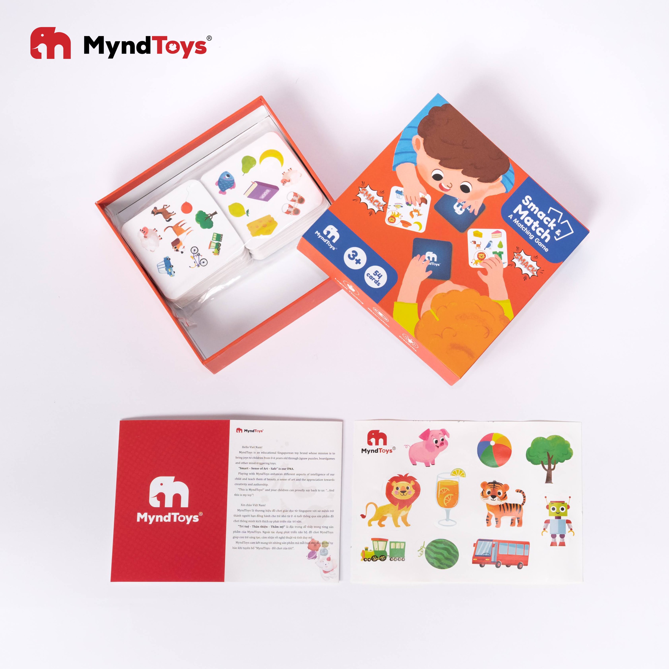 Đồ Chơi Xếp Hình MyndToys – Smack & Match – A Matching Game (Trò chơi tìm hình giống nhau cho Bé từ 3 tuổi)