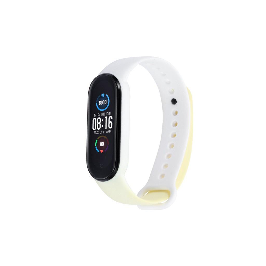 Dây đeo bằng silicon cho đồng hồ thông minh Xiaomi Mi Band 6 5 4 3 Miband 3 4 5 6