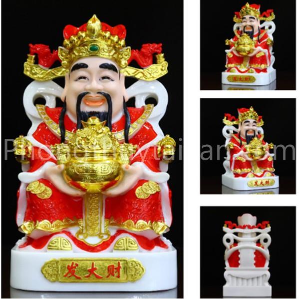 Tượng Thần Tiền Cao cấp- Ngọc Bích 30cm