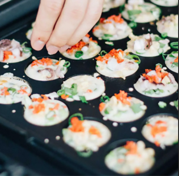 Khuôn Làm Bánh Bạch Tuộc Chống Dính 14 Lỗ Takoyaki Hàng VNCLC