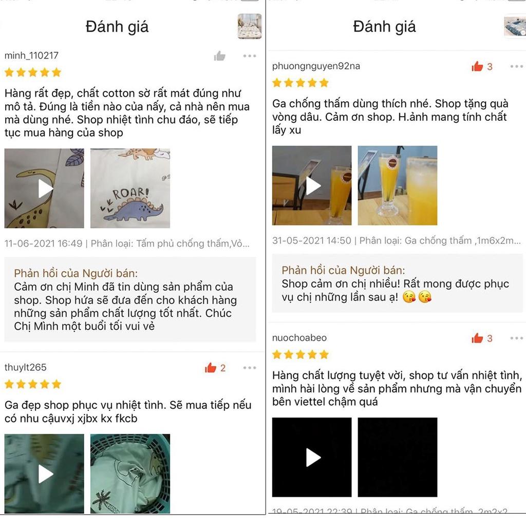 Ga chống thấm cho bé chính hãng PT,chất liệu cotton thun phủ nano kháng khuẩn, chống thấm nước tuyệt đối )
