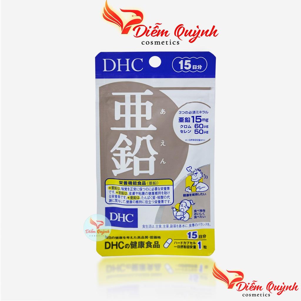 Viên uống Bổ sung Kẽm DHC Zinc 15v/gói và 30v/gói