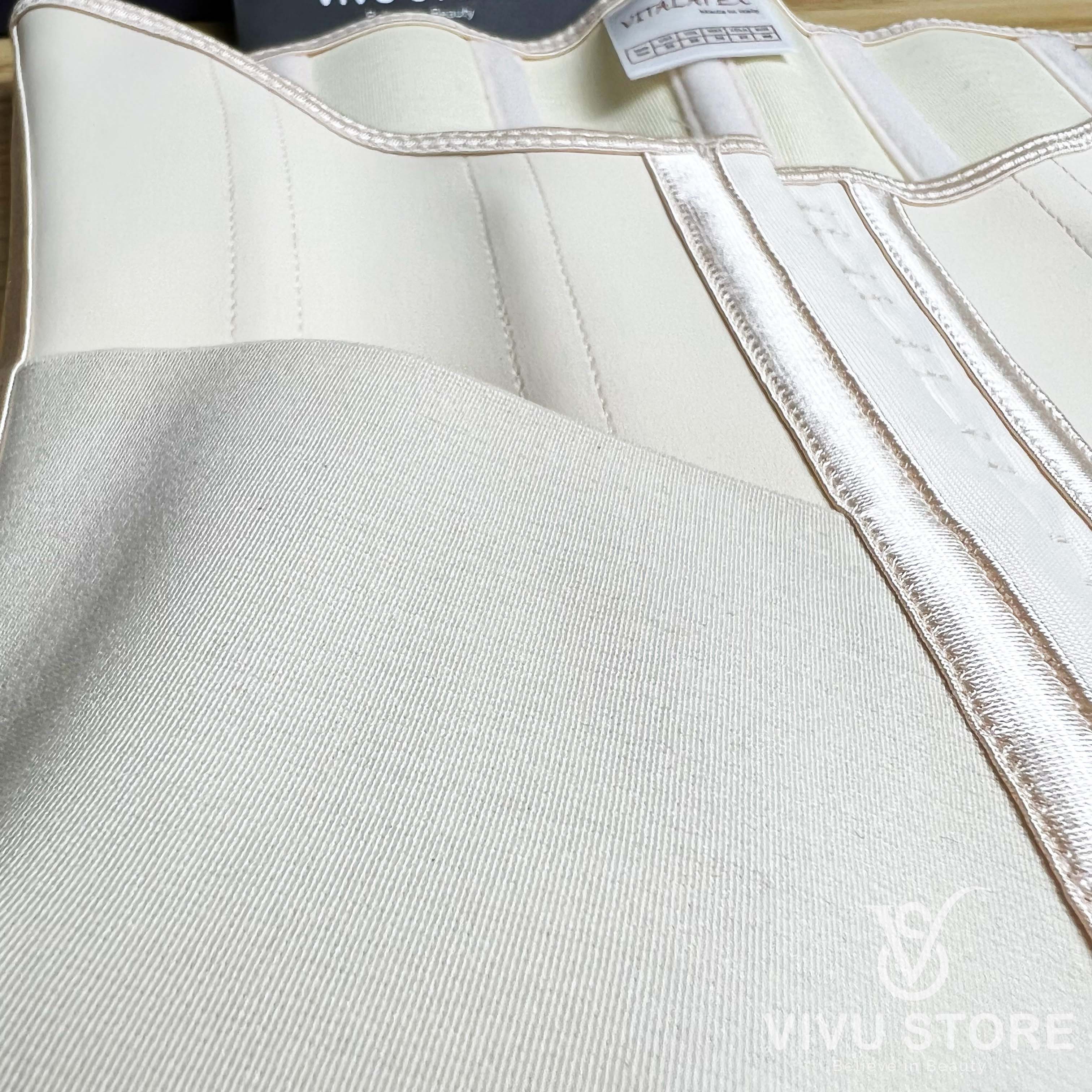 Đai Nịt Bụng Vita Latex Sline 13 Xương Cao Cấp - Che Mỡ Lưng, Định Hình Eo. Tặng Kèm Thước Dây
