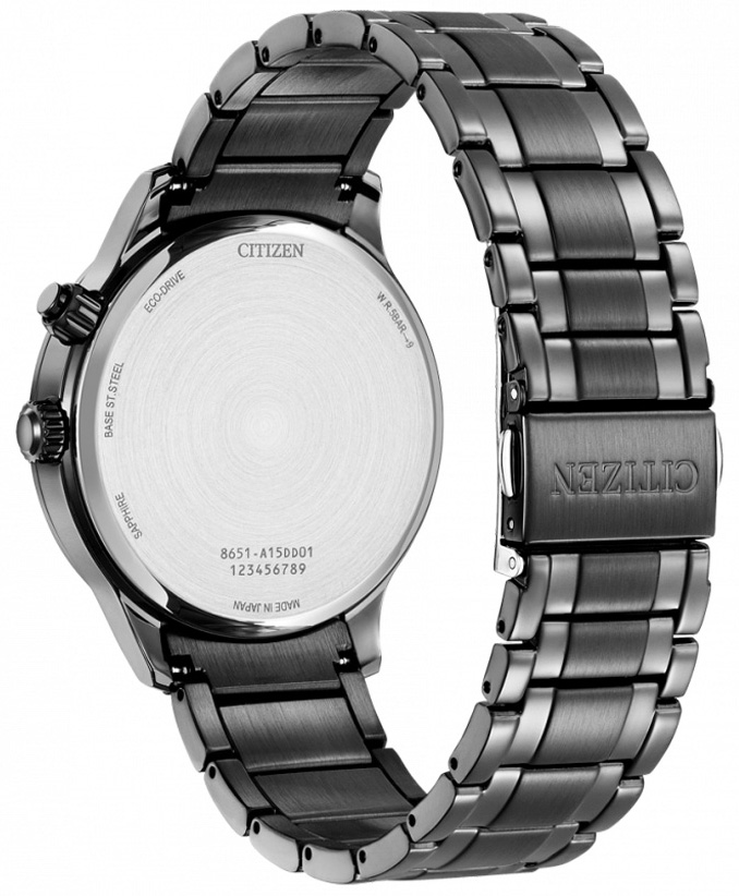Đồng Hồ Nam Citizen Dây Kim Loại Máy Eco-Drive AP1055-87X - Mặt Xanh (Sapphire)