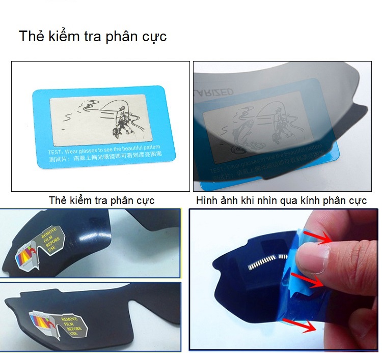 Kính phân cực cho nam, nữ đa năng 5 trong 1 ( Tặng 1 tô vít tháo kính kính )