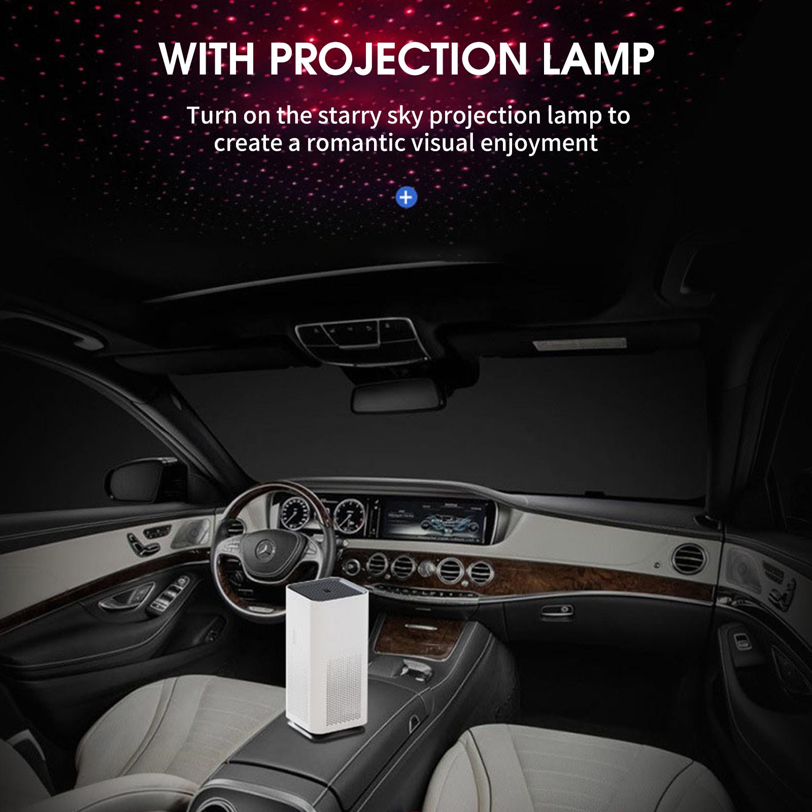 Máy Lọc Không Khí Ion Âm Để Bàn Dq508 Với Đèn Chiếu Sao Usb Di Động Yên Tĩnh