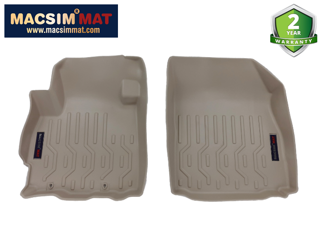Thảm lót sàn xe ô tô Mitsubishi Xpander New Nhãn hiệu Macsim chất liệu nhựa TPV cao cấp màu be