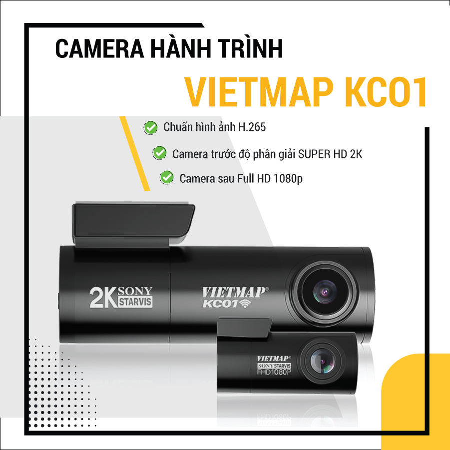 Camera hành trình VIETMAP KC01 - Hàng chính hãng