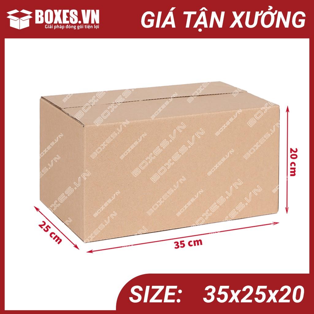 35x25x20 Combo 50 hộp Carton đóng gói hàng giá tại xưởng