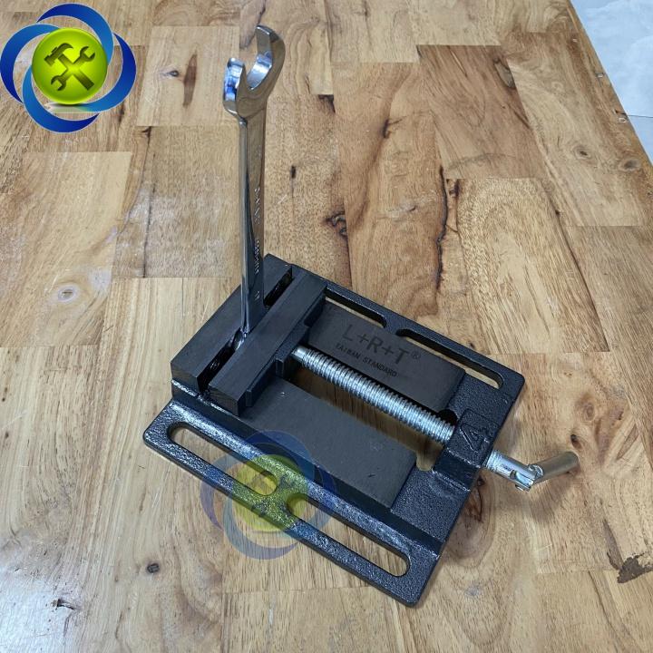 Ê tô bàn khoan 4 inch L+R+T hàm kẹp 100mm