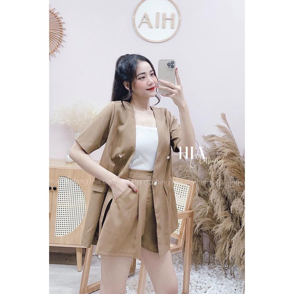 Set Áo Khoác Chân Váy Hàn Quốc | Thiết Kế Độc Quyền, Đi Làm, Đi Chơi, Đi Sự Kiện Thương Hiệu HIA Clothing S178