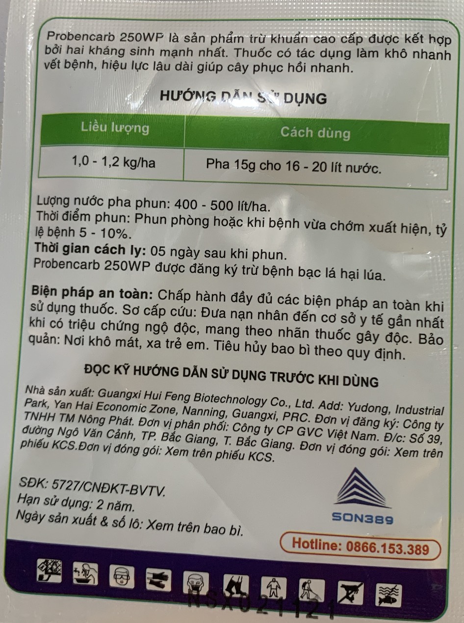 Sản phẩm đặc trừ bệnh trên Hoa lan gói 15g