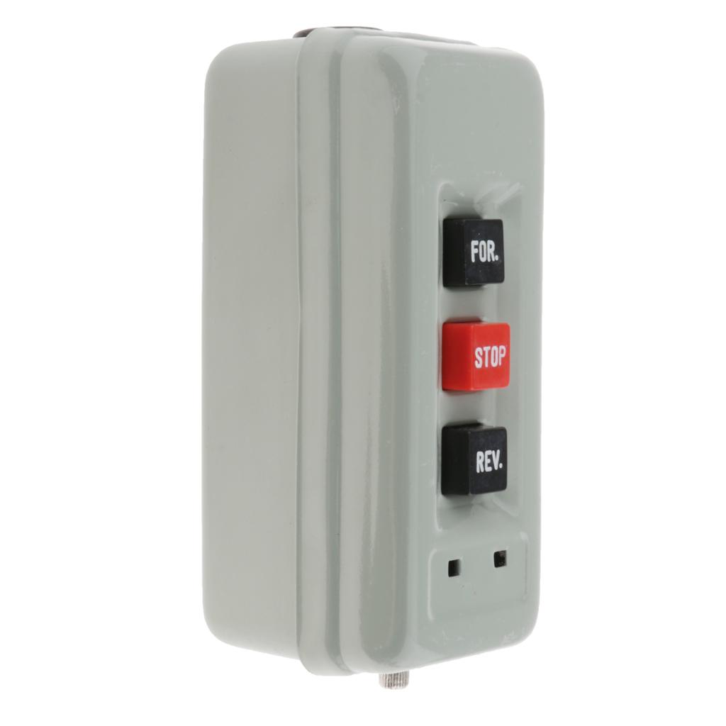 3 Phase 500V 2.2KW Reverse Stop Switch ON/OFF Start Stop Push Button Switch