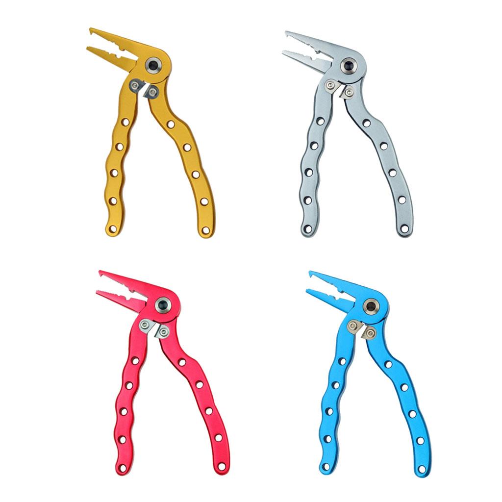 Multifunctional Fishing Plier Hook Remover Steel Wire Line Cutter