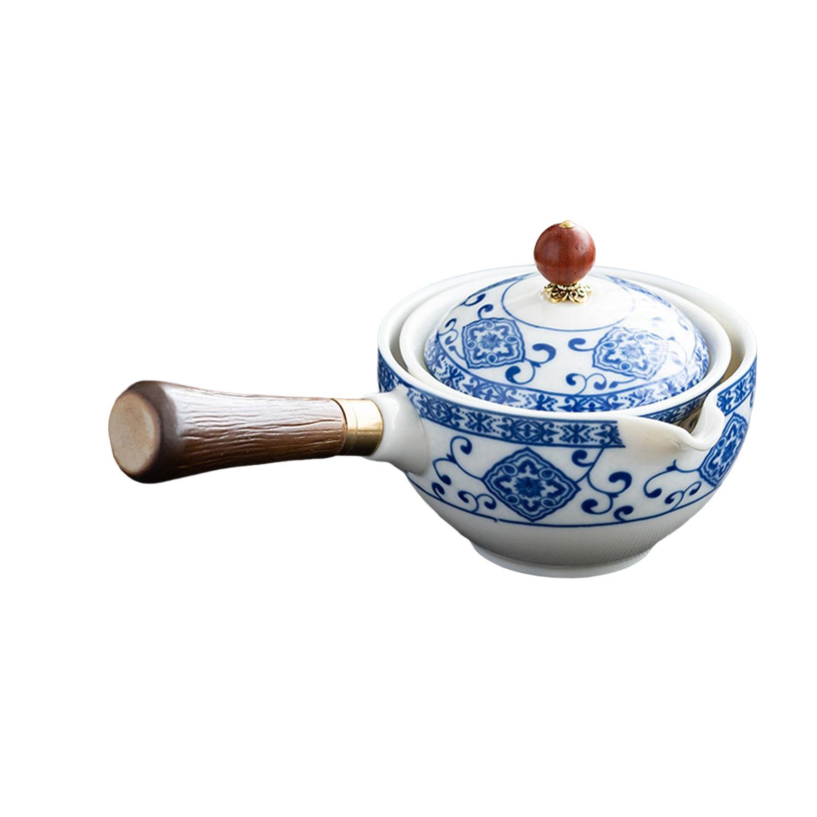 Side Handle Tea Maker Ceramic Teapot kettle for Travel
