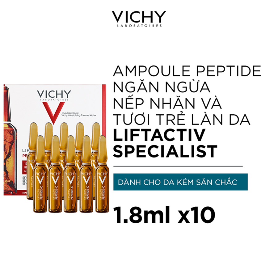 Bộ Dưỡng Chất Giúp Ngăn Ngừa Vết Nhăn Và Trẻ Hóa Làn Da Vichy Liftactiv Ampoule