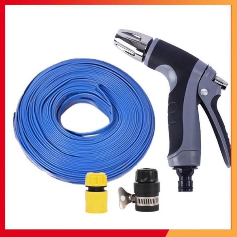 Bộ dây và vòi xịt tăng áp rửa xe tưới cây 206817