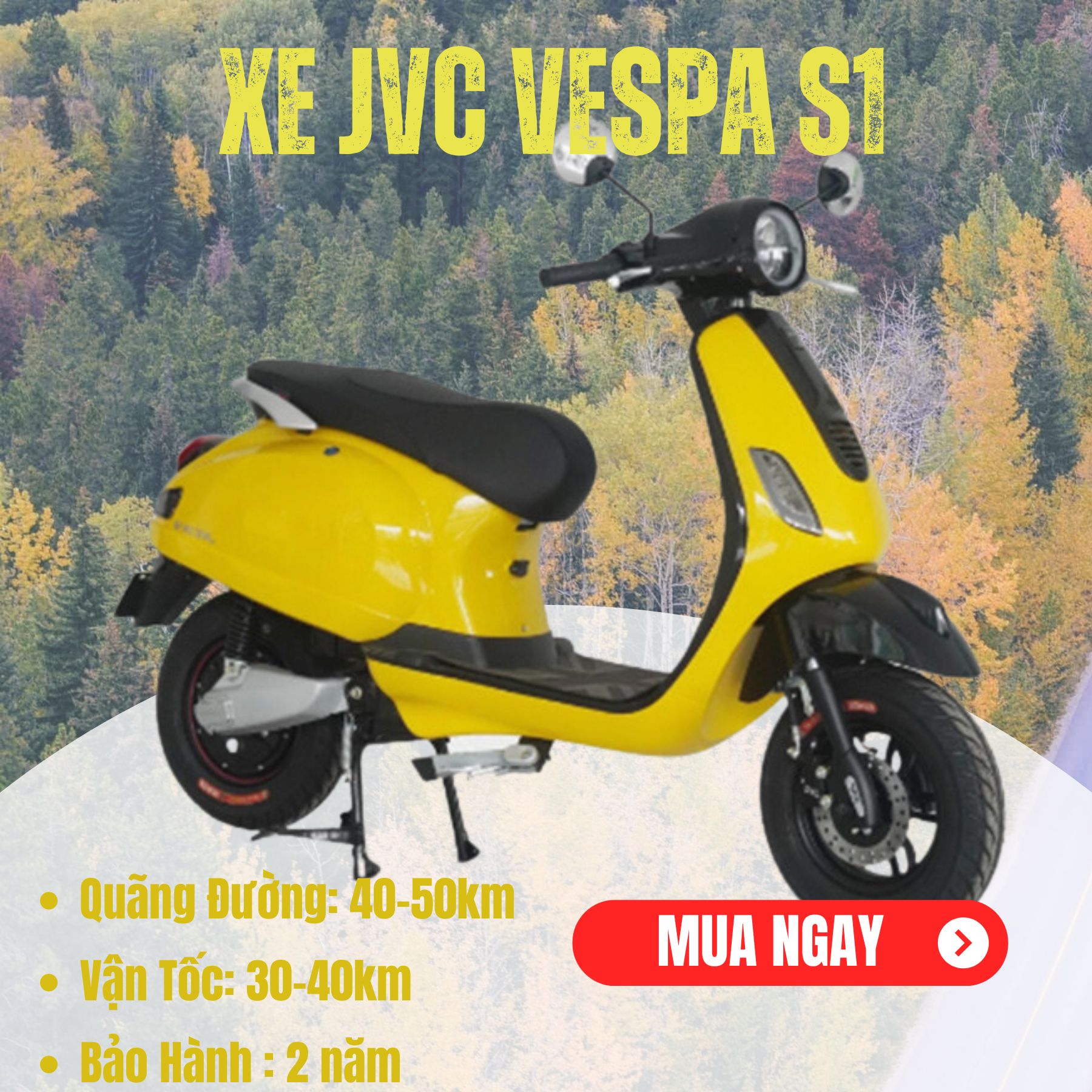 XE ĐIỆN JVC VESPA S1