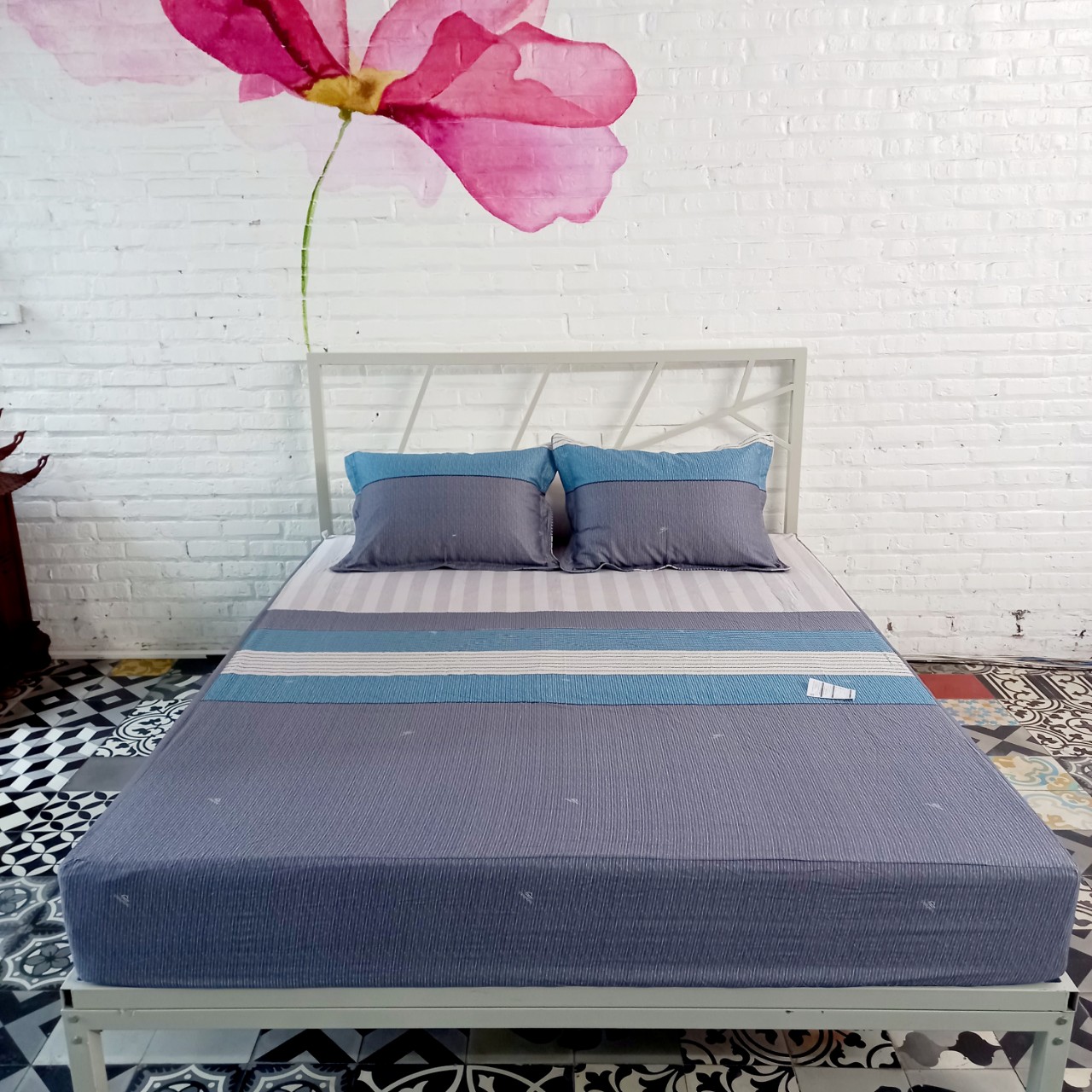 Bộ ga chun không chần Sông Hồng 150cm x 190cm