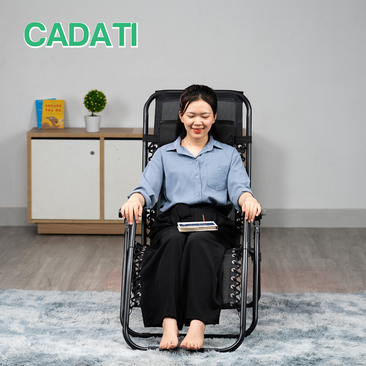 GHẾ BỐ XẾP THƯ GIÃN GIÁ RẺ CADATI