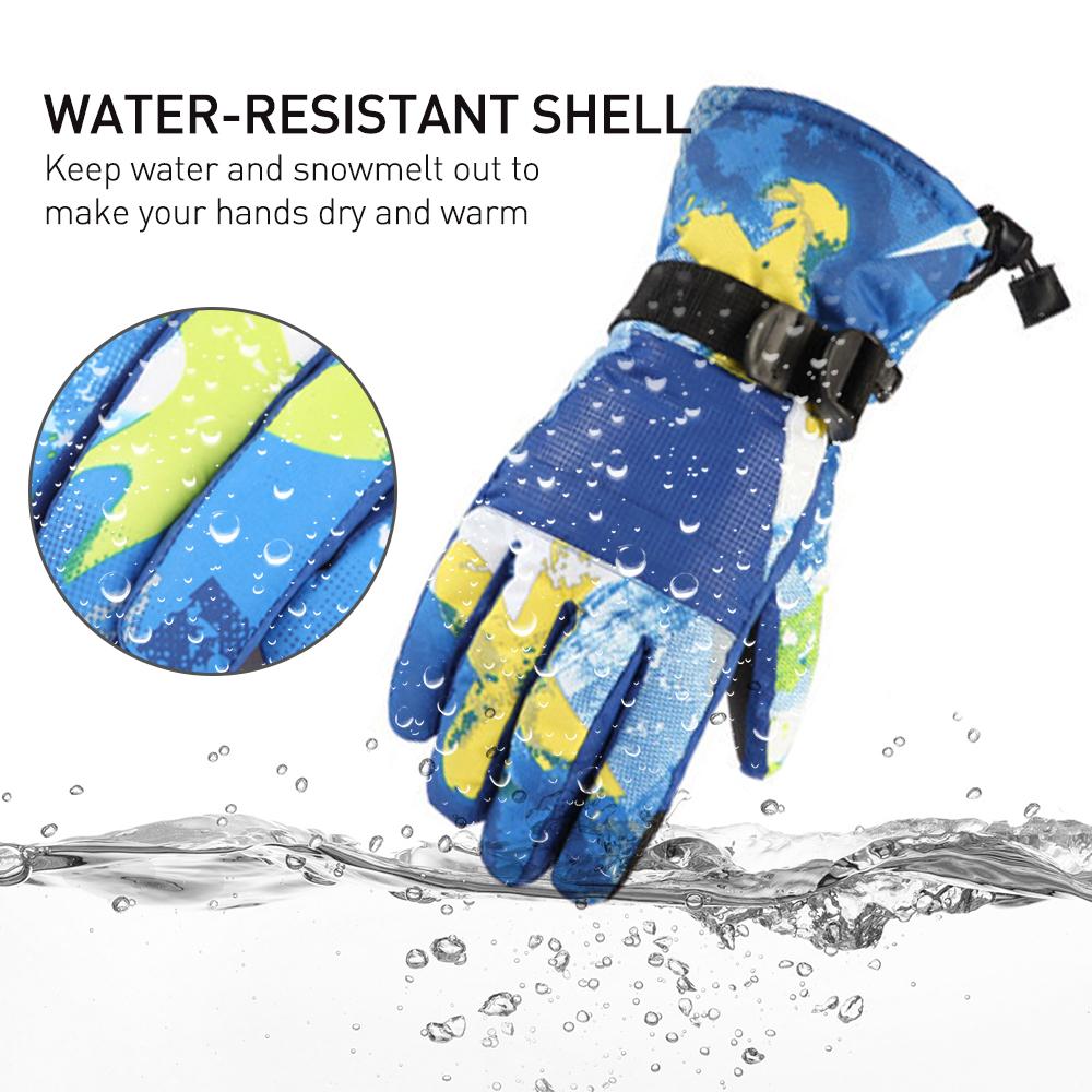 Waterproof Breathable Snow Gloves Touchscreen Winter Warm Ski Gloves