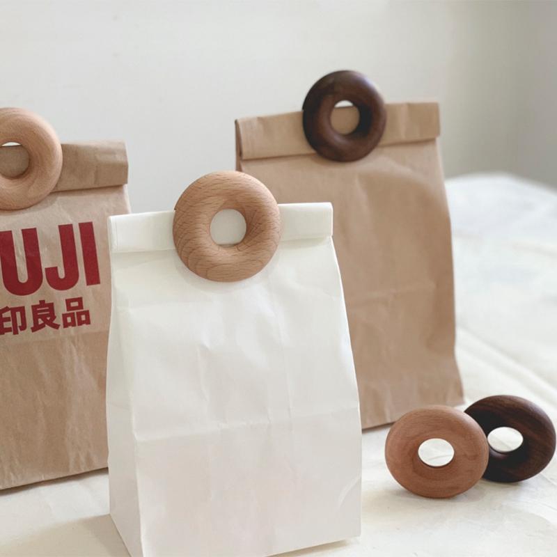 Kẹp niêm phong miệng túi thực phẩm hình bánh donut