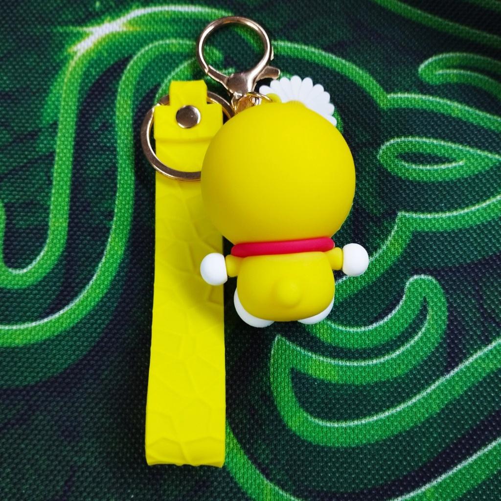 Móc Khóa chú Mèo Máy Kute Doraemon nhân vật hoạt hình thiếu nhi màu vàng