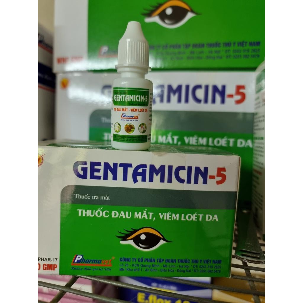Dung dịch nhỏ mắt, mui Gentamycin 10ml
