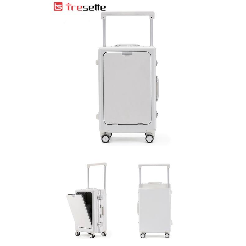 BFQ2ST500KTL: giảm 8% cho đơn từ 500K Vali khoá sập viền nhôm cao cấp kèm ổ sạc, móc treo đồ nhập khẩu Hàn Quốc TRESETTE 3033
