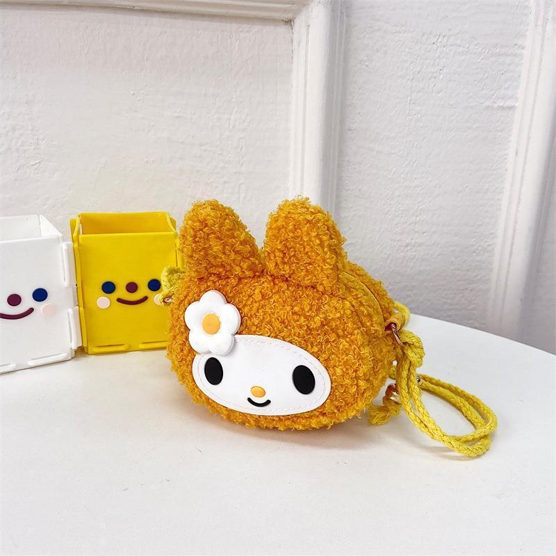 Túi Đeo Chéo Thời Trang Cho Bé Gái 8*12*5cm Mẫu Thỏ Hoa Cúc