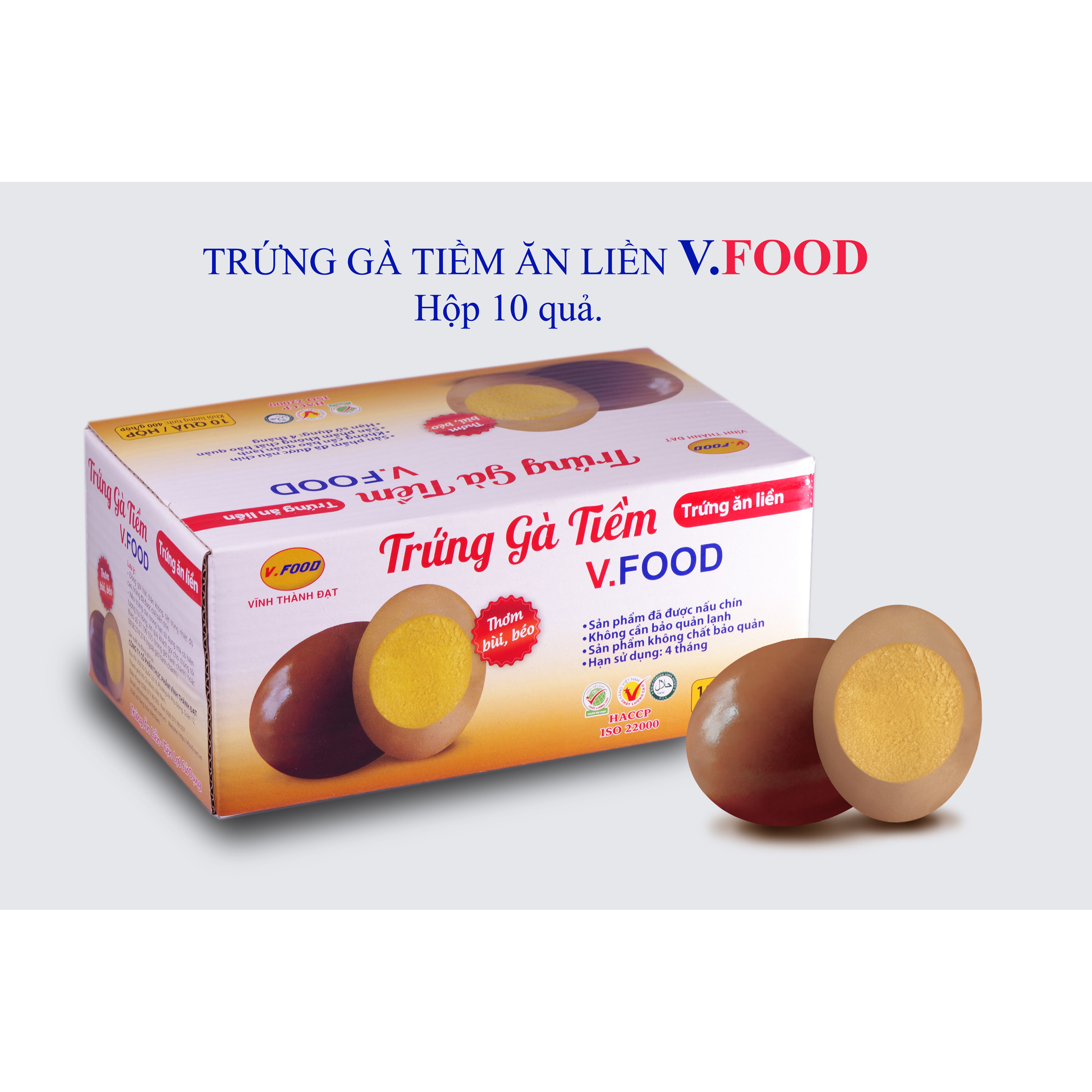 Trứng gà tiềm Vfood