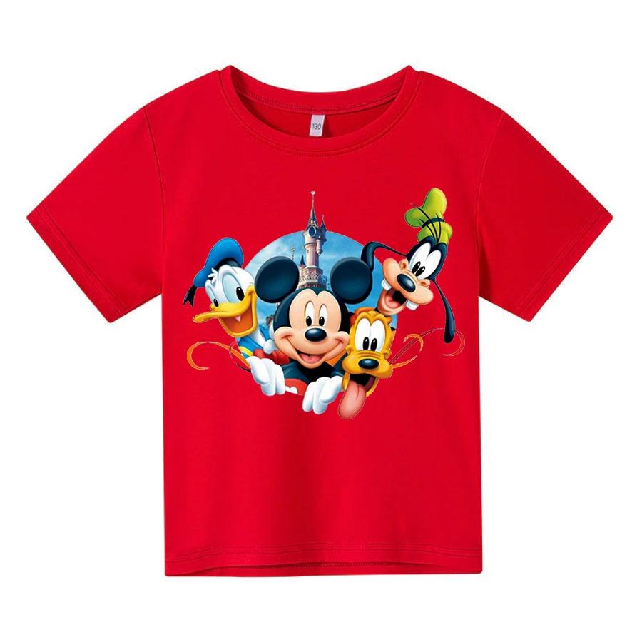 Áo thun trẻ em chuột mickey Có size người lớn, King Cotton