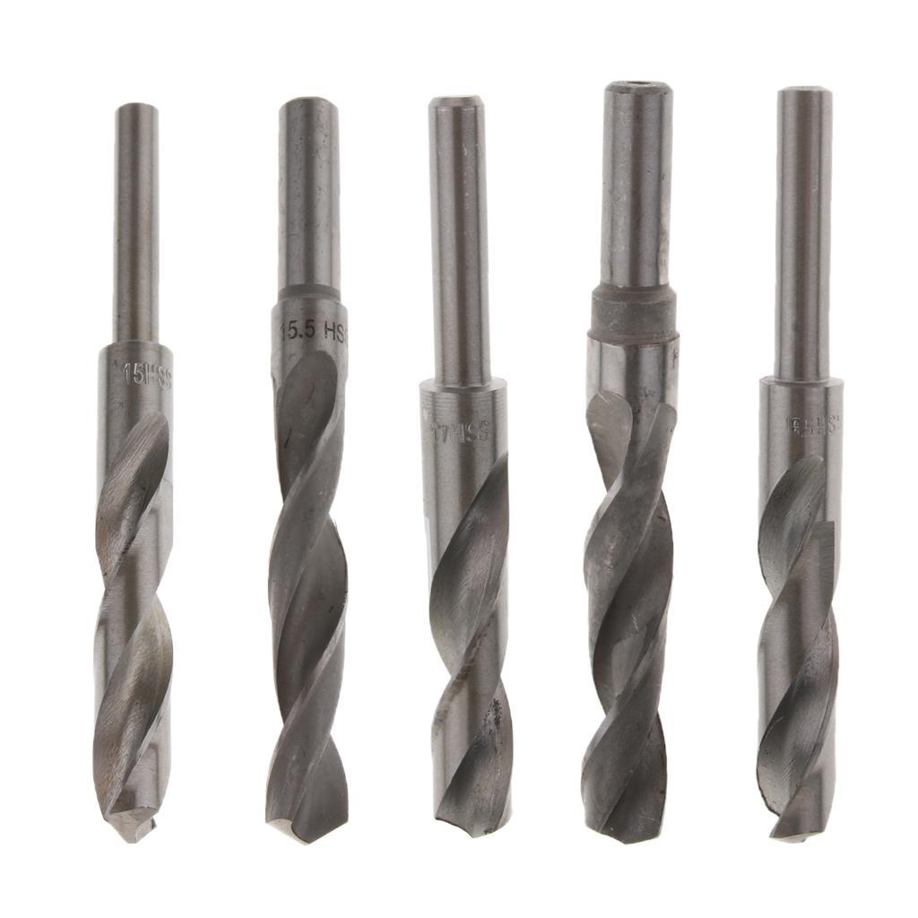 2x1Pc High Speed Steel 1/2 Drill Straight Shank Metal Drill Bit 15mm