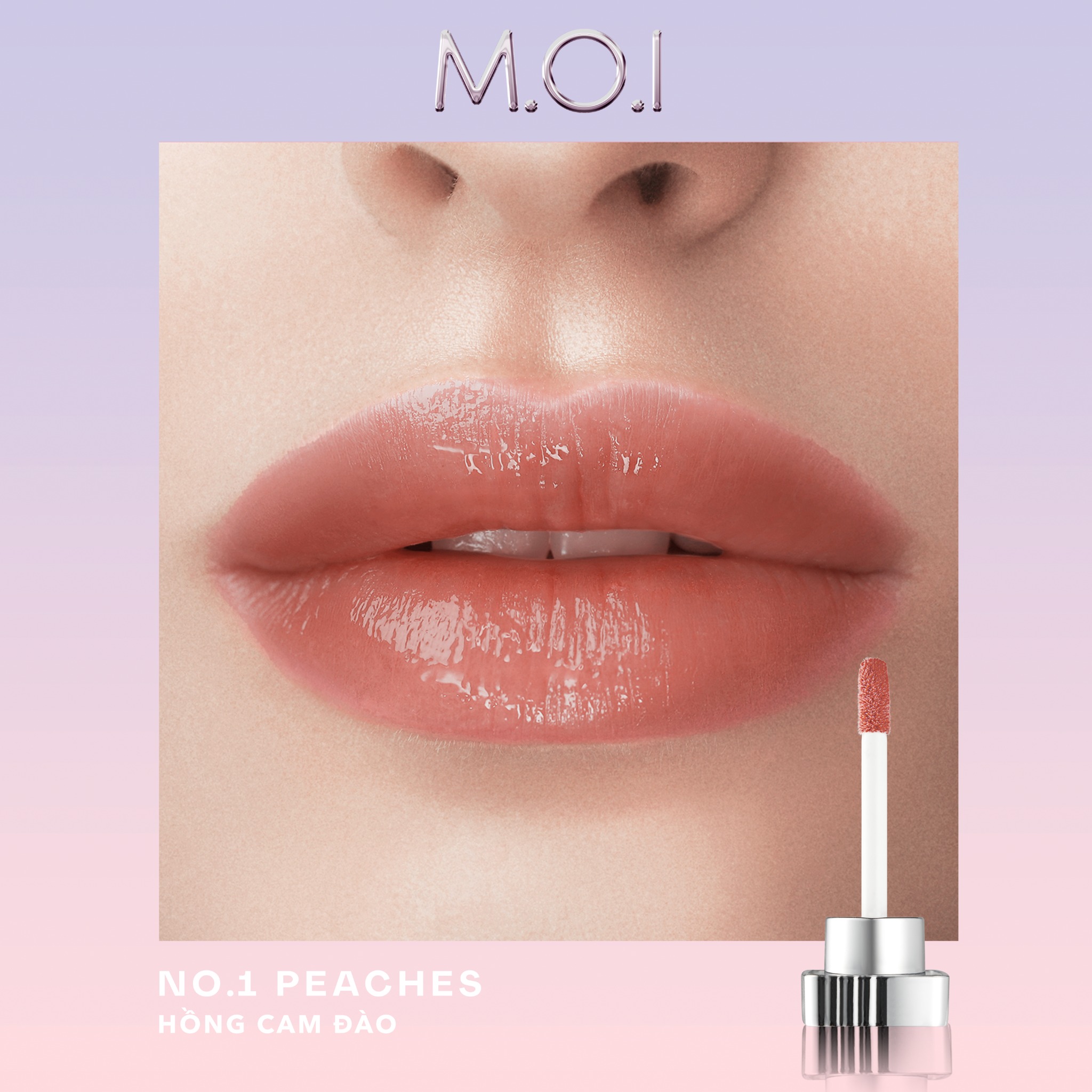 SON DƯỠNG CÓ MÀU JELLY LIPGLOSS M.O.I HỒ NGỌC HÀ