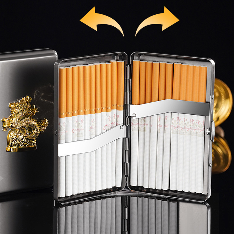 Hộp Đựng Thuốc Kẹp Kim Loại 12 Con Giáp Cao Cấp