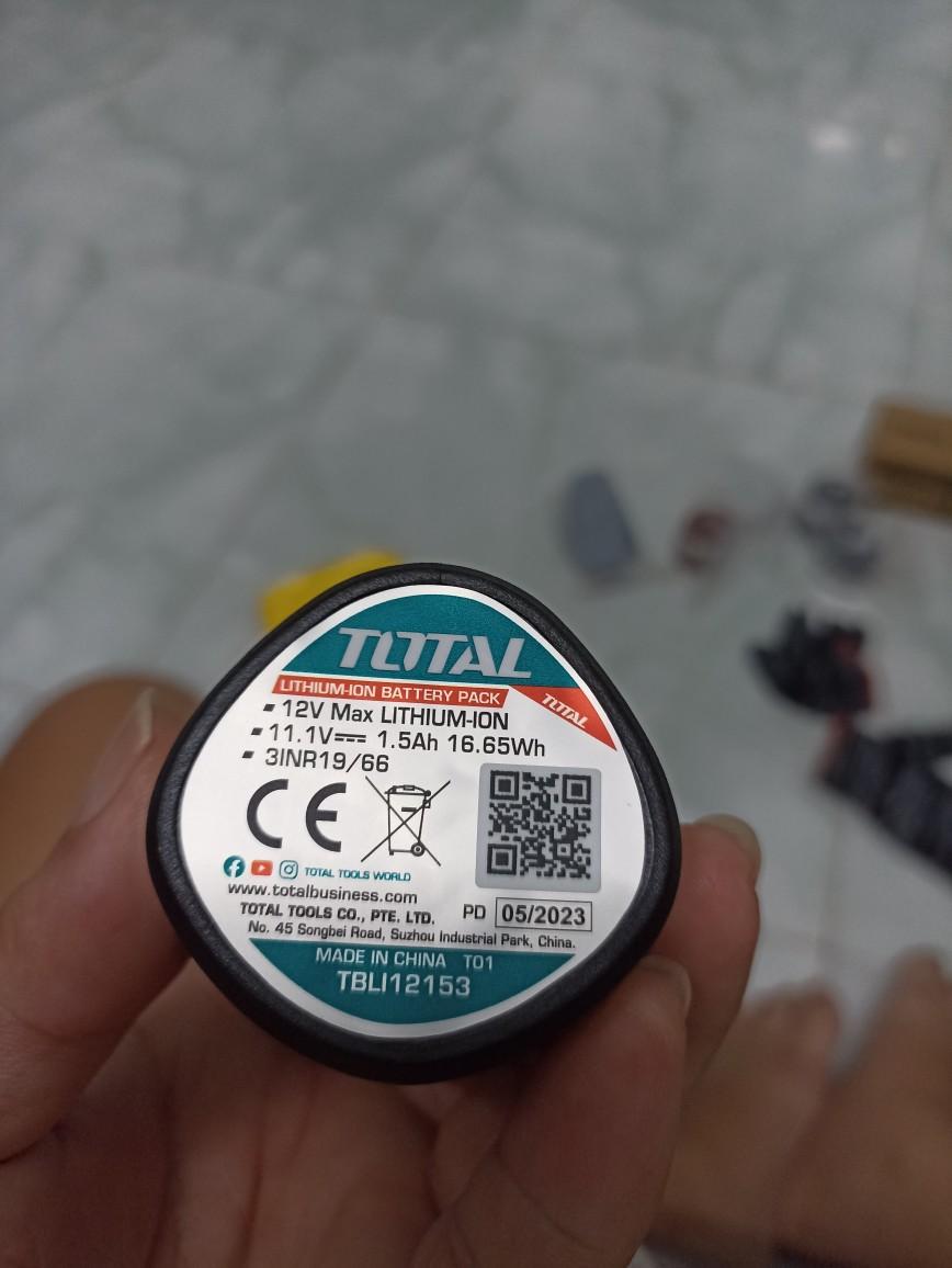 PIN LITHIUM 12V TOTAL TBLI12153 - HÀNG CHÍNH HÃNG