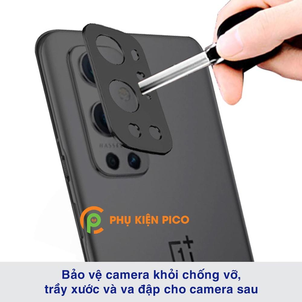 Dán camera Oneplus 9 Pro khung kim loại bảo vệ an toàn camera sau - Ốp viền camera Oneplus 9 Pro