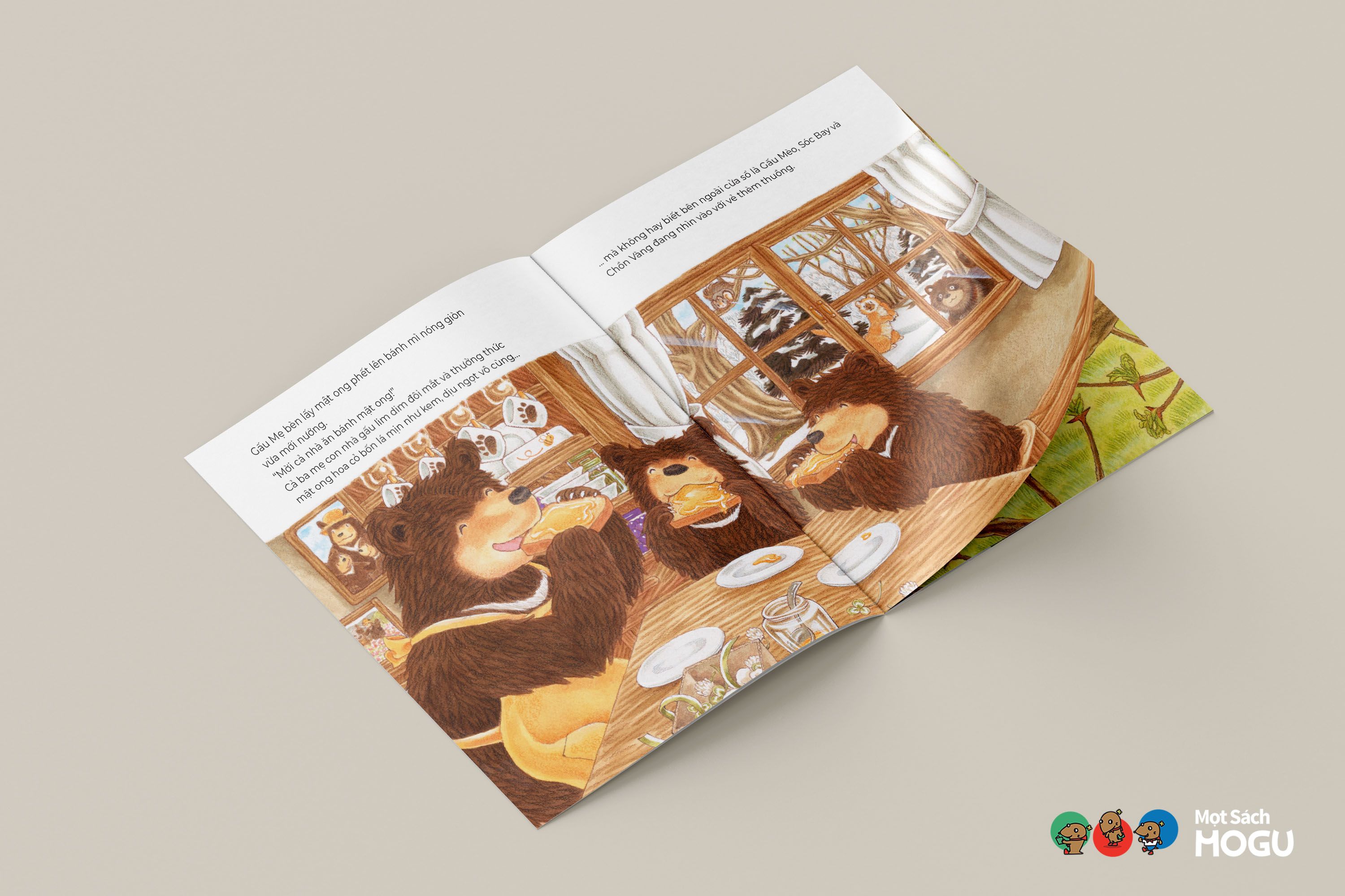 Truyện Ehon bé 3-4-5 tuổi - Tiệm mật ong lừng danh